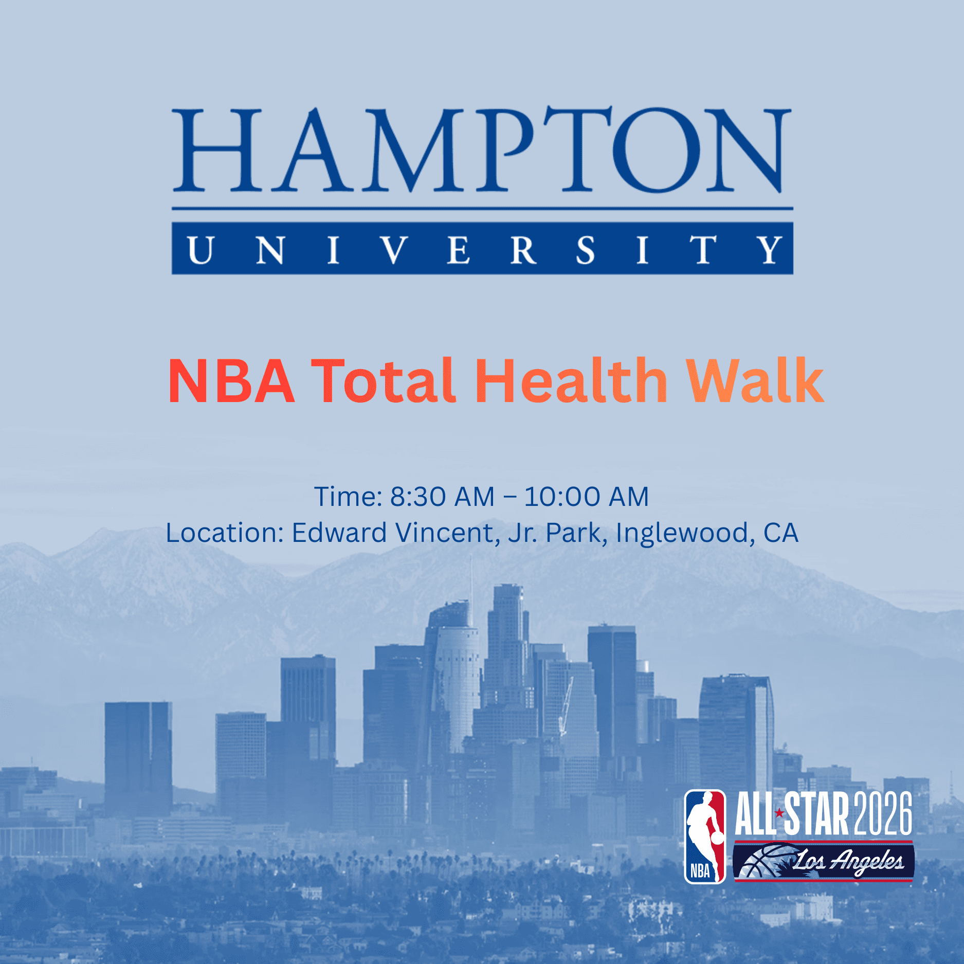 NBA Total Health Walk poster