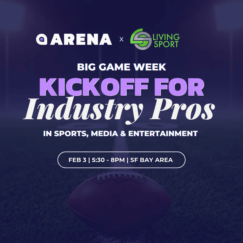 Big Game Week Kickoff for Leaders in Sports, Media & Entertainment poster