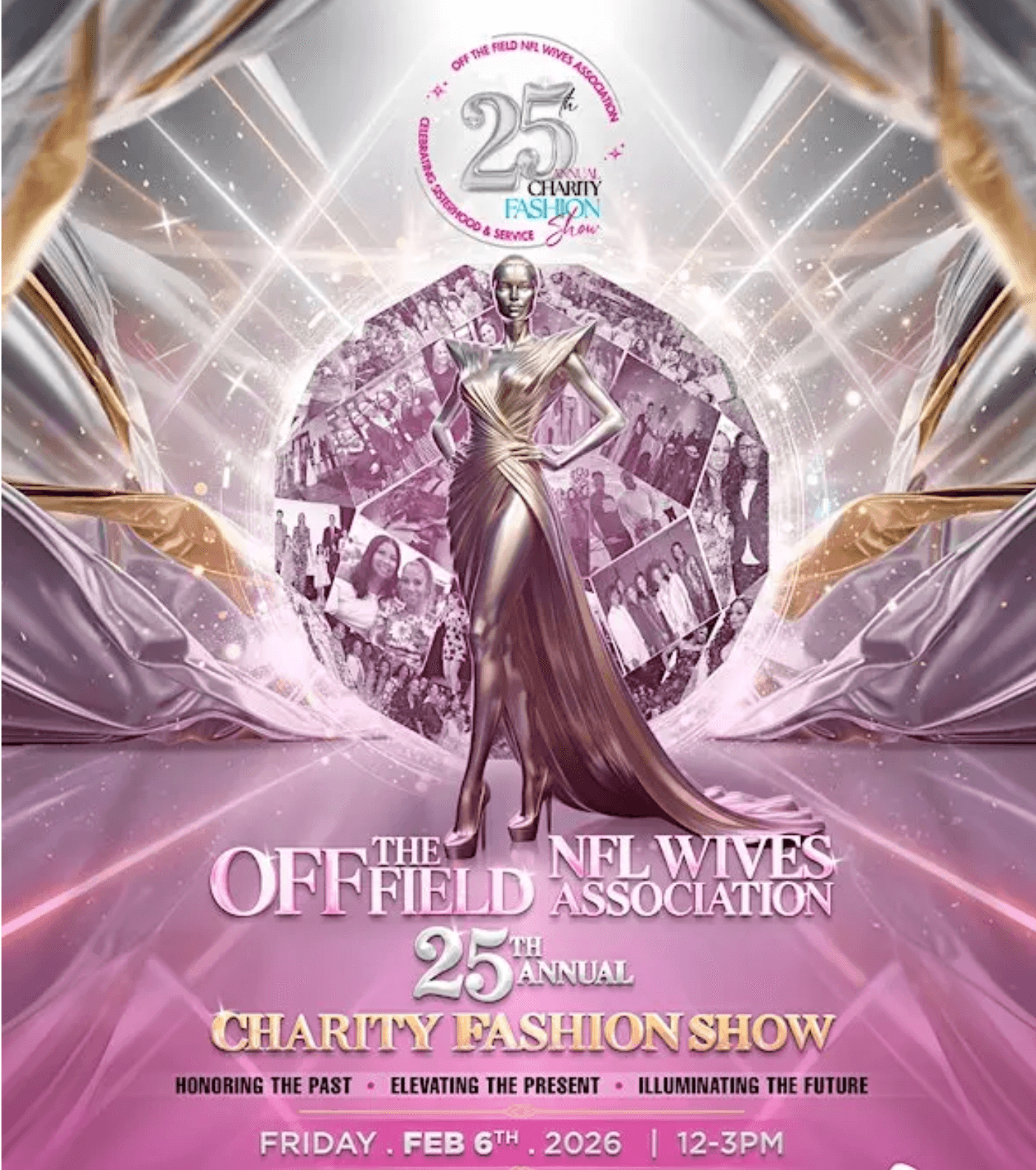 25th Annual Off The Field NFL Wives Charity Fashion Show poster