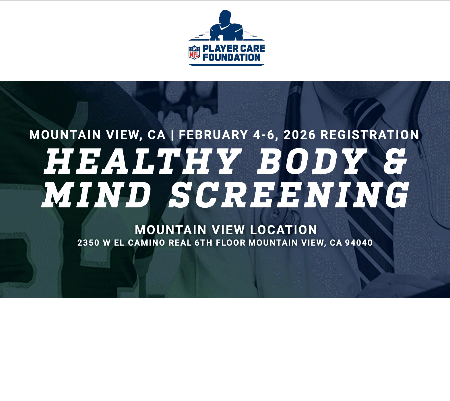 HEALTHY BODY & MIND SCREENING poster