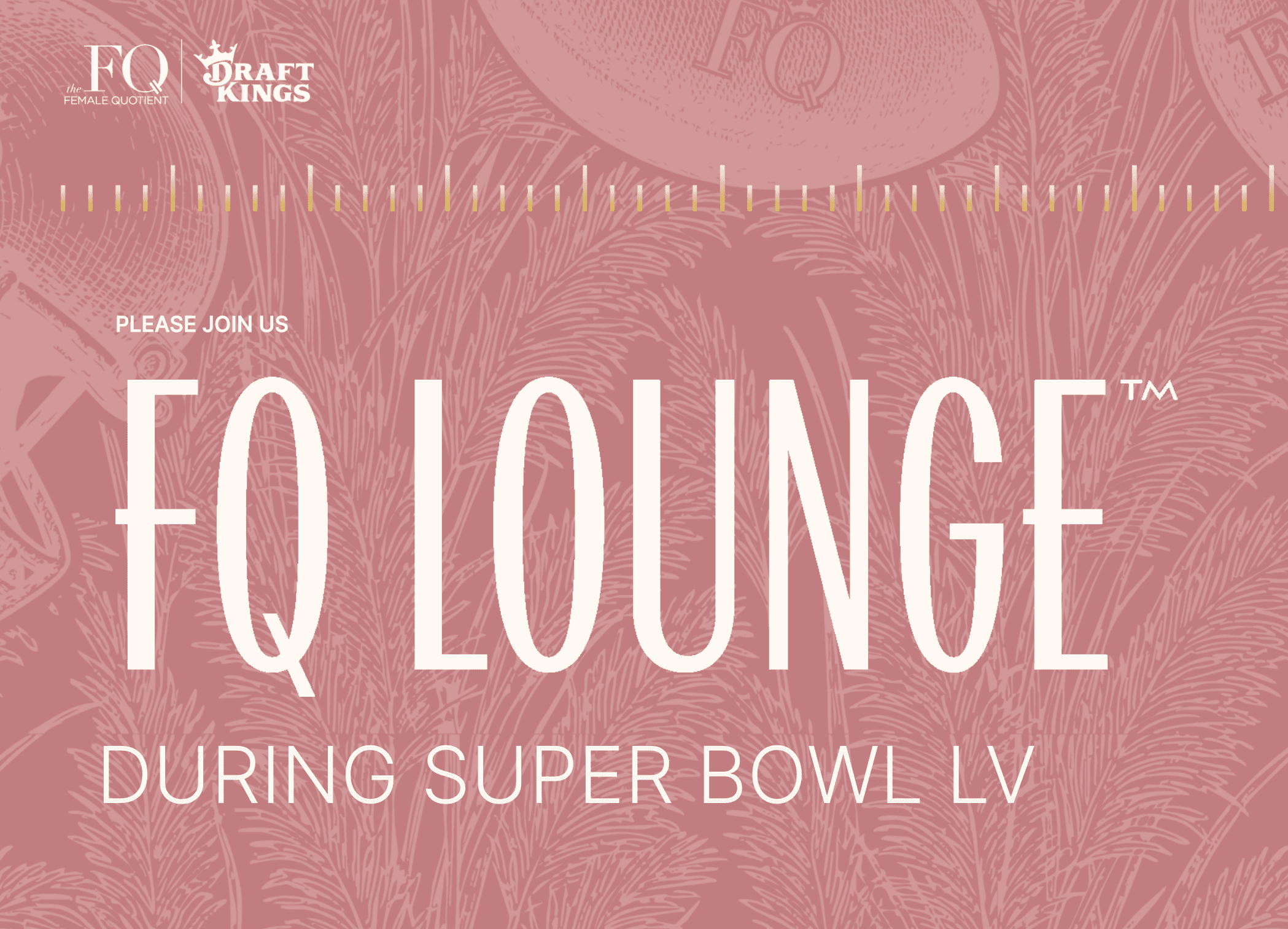 FQ Lounge During Superbowl LV poster